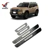 Adecuado para Toyota 24 Prado Tiras de Umbral de Puerta Exteriores Modificadas y Pedales, Tiras de Pedal de Bienvenida Especiales Lc250 Dominantes