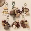 Bolsa con Campanilla de Viento de Cáscara de Fruta Encanto para Llavero Regalo Hecho a Mano Llavero Hecho a Mano con Campanilla Souvenir Turístico Hecho a Mano Daoli