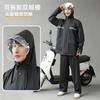 Conjunto de Impermeable de PVC para Motocicleta para Hombre, Pantalones de Lluvia para Montar, Estilo Largo Dividido para Adulto, Impermeable de Cuerpo Completo, Engrosado y Reflectante