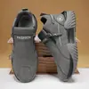 Calçados Masculinos para Trabalho Outono Impermeáveis Antiderrapantes Canteiro de Obras Esportes Deslocamento Vestuário de Trabalho Resistente a Desgaste Botas Martin Outdoor Aumento de Altura Calçados de Proteção do Trabalho