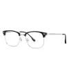 Cejas de Metal Retro Japonés Retro Elegante Montura Óptica Montura para Gafas de Estudiante para Hombres con Miopía Fabricante