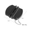 Afilador de cuchillo mariposa mini afilador de cuchillo multifunción para exteriores portátil para el hogar piedra de afilar rápida duradero simple