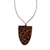 Cadena de gafas de sol multifuncional con clip para el cuello, de cuero con estampado de leopardo para otoño e invierno, para guardar gafas, cordón de lana para mujer, accesorios de cadena.