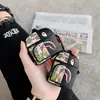 Mochila Tubarão de Fábrica Para Estojo Protetor Airpods pro 1ª/2ª Geração Urso Violento Estojo Protetor de Fone de Ouvido
