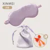 Máscara de Ojos de Seda Simulada Bolsa de Tela Tapones para los Oídos Juego de Tres Piezas Máscara de Ojos Opaca Portátil para Viaje Juego de Máscara de Ojos para Dormir Venta al por Mayor