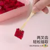 Tenedores de Fruta de Bambú Desechables Tenedores de Bambú con Forma de Corazón para Niños Ktv Bar Club Tenedores para Snacks Caseros Fabricante Mayorista