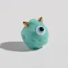 Pulsera de cuentas diy de monstruo divertido de un ojo accesorios de resina anillos de cuentas sueltas accesorios al por mayor