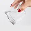 Tapa de cristal tapa de rosca de lata pop lata transparente sellada lata de plástico para alimentos lata pequeña para mariscos lata vacía lata para envasado de frutos secos