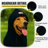 Capuz para Cão de Estimação, Cachecol à Prova de Frio, Ruído e Assustador para Uso Externo, Chapéu à Prova de Vento e Redutor de Ruído para Outono e Inverno, Capuz Quente
