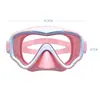 Equipo de Snorkel para Niños Máscara de Buceo Antifugas Gafas de Natación Gafas de Snorkel Máscara Duradera de Cristal Templado Cómoda para Edades 8-14, Gafas de Natación para Niños y Niñas Jóvenes