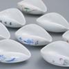 Té de porcelana blanca, té de porcelana de loto, pala de té de cerámica, cuchara de té de apreciación del té, juego de té de kung fu, arte del té, accesorios para la ceremonia del té