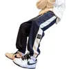 Pantalones largos de pana con forro polar para hombre, otoño e invierno, estilo Hong Kong de alta costura moderno, joggers deportivos de peso pesado, pantalones casuales con puños elásticos