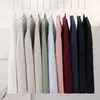 2025 Nueva Camiseta de Algodón Puro de Manga Larga para Mujer Otoño e Invierno Color Sólido Aspecto Adelgazante Top Holgado Interior Camiseta Base para Mujer