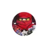 Decorações de Festa Ninjago Vermelhas Mais Vendidas Pratos de Papel de Aniversário Copos de Papel Banners Balões Conjunto de Louças Suprimentos