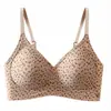 Sutiã Soufflé de Camélia 100A Feminino, Sem Costura Respirável Beleza nas Costas Push-Up para Seios Pequenos Refrescante