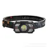 Faro Delantero Inteligente de Inducción Transfronterizo de Cabeza Pequeña Multifunción Multifuente de Luz Recargable para Exteriores Linterna Frontal Montada en la Cabeza Luz para Pesca Nocturna Venta al Mayoreo