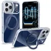 Fundas personalizadas para teléfono móvil transfronterizas adecuadas para Apple 17 Pro Max con soporte de anillo giratorio, Funda protectora magnética Samsung Google