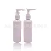 Botella de gel antibacterial 100ml botella de pico de pato botella para presionar limpiador facial botella de gel de ducha clip para rellenar bomba botella vacía