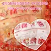 Comercio exterior europeo y americano moda polvo suelto acrílico amante Navidad pendientes románticos Amazon accesorios lindos pendientes