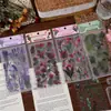 Paquete de Pegatinas para Planificador Plantas Flores Hojas Retro PET Pegatinas para Planificador Infantil Decoración DIY Pegatinas para Vasos Regalo