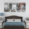 Espejo acrílico autoadhesivo para pared, espejo decorativo de comercio exterior transfronterizo, que no se rompe ni se daña