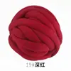 Hilo de lana hilada en núcleo islandés extraespeso para alfombras hechas a mano para bricolaje, bolsos, camas para gatos, cojines, bolas y protectores de cama