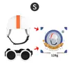 Capacete de Moto de Gato com Conjunto de Óculos Yorkshire Chihuahua Chapéu de Equitação para Exterior Acessórios para Pets Atacado