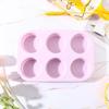 Molde de silicone para pudim de grau alimentício transfronteiriço DIY confeitaria utensílios de cozinha para assar resistente a altas temperaturas molde redondo para bolo
