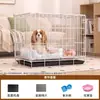 Jaula para Perros Teddy Especial para el Hogar Casa de Metal para Perros Tipo Plegable Espacio Grande Interior Jaula para Perros Medianos y Pequeños Jaula Valla para Mascotas