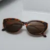 Gafas de Sol Estilo Coreano Ojo de Gato Fk's para Mujer, Forma Cóncava de Alta Gama, Gafas de Sol Polarizadas Anti-UV Tr9122