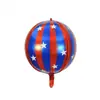 Globos de Película de Aluminio de Animales de Circo 22 pulgadas Rayas Estrellas Jirafa Cebra León Marino Fiesta de Cumpleaños Infantil