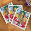 Xizang Rechung Nepal Manjushri Pintado à Mão Puro Núcleo de Cartão 4*5