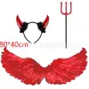 Set de Disfraces de Mejor Amigo Ángel y Demonio para Halloween Vestido Gemelo Blanco y Negro Disfraces a Juego para Fiesta de Hermanas