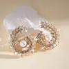 Pendientes colgantes de rombos con borlas tachonados de diamantes de aguja de plata transfronterizos europeos y americanos, pendientes exquisitos y de moda, pendientes versátiles y elegantes al por mayor