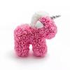 Regalo de Navidad, San Valentín, Cumpleaños, Rosa, Mini Unicornio, Pequeño, Creativo, Simulación, Flor Eterna, Unicornio