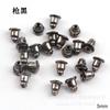 200 Peças Acessórios para Brincos Metal Bala 5mm Tampões de Ouvido Plug de Ouvido Material para Brincos DIY Feito à Mão Joias