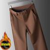 Pantalones casuales de primavera y otoño de alta gama, estilo occidental, de alta elasticidad, rectos, de negocios, resistentes a las arrugas, para hombre, 2024