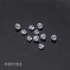 Tapones de Silicona Semicirculares Color-Preservante Galvanizado, Tapones para los Oídos, Tapones de Perno para Oreja, Accesorios para Orejas al por Mayor E0006