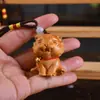 Souvenir de Navidad Talla en Madera de Ciprés Llavero Colgante Navideño Productos de Madera del Zodiaco de Dibujos Animados Dragón, Serpiente y Año del Caballo