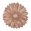 Elemento de Primavera Patrón de Flores PVC Estampado en Caliente Mantel Aislante de Escritorio Estilo Ins de Gama Alta Mantel Decorativo de Escritorio Mantel de Mesa Mantel para Tazones