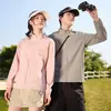 Ropa Original de Hilo Protección Solar Mujer Exterior Protección UV Transpirable Chaqueta Protección Solar Hombre Verano Ciclismo Ropa Protección Solar UPF50+
