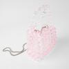 Bolsa de cuentas rosa para fabricante bolsa de cuentas bolsa portátil de cuentas de cristal para mujer verano nuevo bolso de hombro bolso pequeño