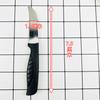 Machete de metal cuchillo de mango negro cuchillo portátil para fruta cuchillo para verduras cuchillo para fruta cuchillo para plátano regalo machete al por mayor