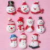 Acessórios de resina direta da fábrica Capa de telefone de boneco de neve de Natal Hairpin DIY Acessórios