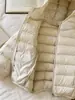 Jaqueta Leve de Penas Infantil em Estoque com Novo Padrão Nacional 90% Penas de Pato Branco para Meninos e Meninas, Roupa de Inverno para Crianças Pequenas