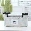 Bolsa Colgante Plegable para Cochecito de Bebé de Dibujos Animados a Color Estilo Coreano, Bolsa Multifuncional, Bolsa de Almacenamiento para Biberones, Bolso de Hombro para Mamá