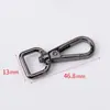 Cuerda de Tracción para Equipaje Hebilla de Gancho Aleación de Zinc Hebilla Redonda de Placa Trasera Gancho para Perro Hebilla de Gancho Llavero Bolso Accesorios de Ferretería para Equipaje