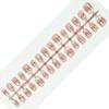 Primavera y Verano Nuevo Lindo Pétalo Pequeño Diamante Usar Piezas de Uñas Rubor Blanco Suave Arte de Uñas Acabado Pequeño Libro Rojo