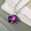Accesorios de Collar K-Pop de Grupo de Chicas Cazadoras de Brujas Más Vendidos Transfronterizos Collar con Colgante de Piedra del Tiempo Collar de Piedra Preciosa Fábrica al por Mayor
