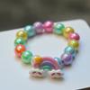 Novas Joias Infantis Pulseiras Coloridas Doce e Fofa Gato de Desenho Animado Pulseira Infantil Fabricante de Joias Atacado